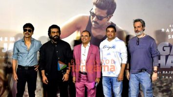 Photos: Ram Charan, S J Suryah, Dil Raju and Anil Thadani snapped at Game Changer trailer launch
