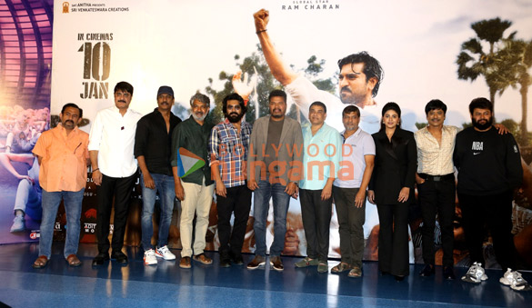 The new South Indian movie “Game Changer” trailer launches.