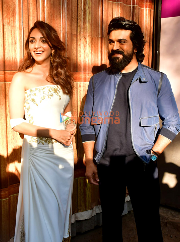 photos ram charan and kiara advani snapped promoting game changer at bigg boss set 2