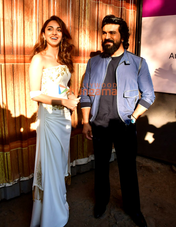 photos ram charan and kiara advani snapped promoting game changer at bigg boss set 5