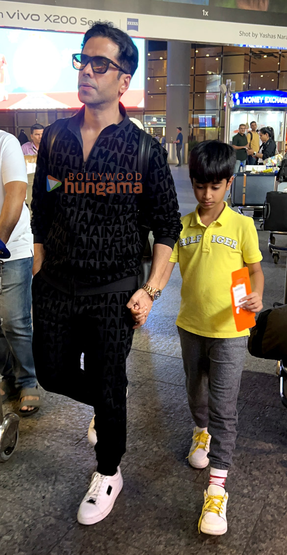 photos ram charan and tusshar kapoor snapped at the airport 2