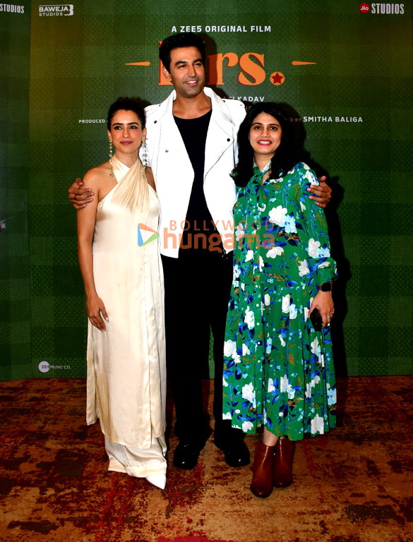 photos sanya malhotra nishant dahiya and arati kadav snapped promoting their film mrs 5