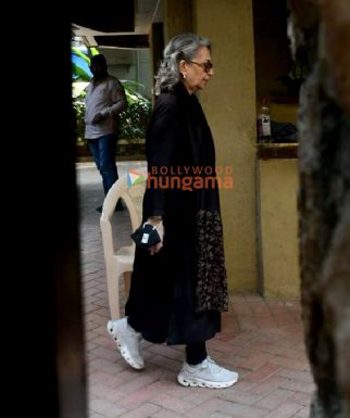 Photos: Sharmila Tagore and Saba Ali Khan arrive at Saif Ali Khan’s house in Bandra