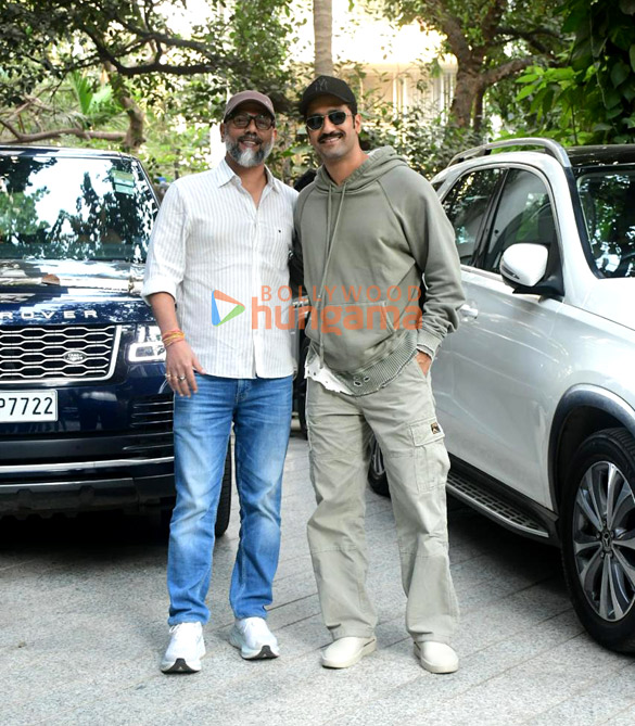 Photos: Vicky Kaushal and Laxman Utekar snapped at Maddock office in Santacruz Photos: Vicky Kaushal and Laxman Utekar snapped at Maddock office in Santacruz