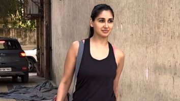 Nikita Dutta seems in a hurry after her gym sesh