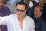 Saif Ali Khan facing media for the first time after the attack