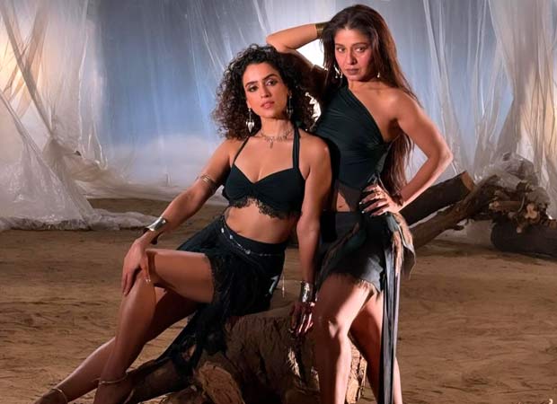 Sanya Malhotra drops sizzling BTS look from her and Sunidhi Chauhan’s track ‘Aankh’