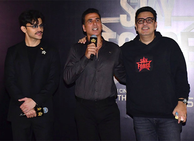 SkyForce trailer launch: Dinesh Vijan calls Akshay Kumar “Thanos” of MHCU; latter disagrees with patriotic drama being called their first project, watch to know why!