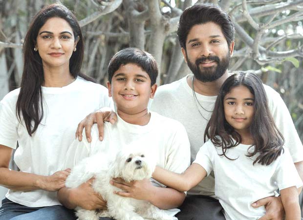 Sneha Reddy shares heartwarming family picture with Allu Arjun and kids