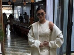 Tara Sutaria in her winter italian coat