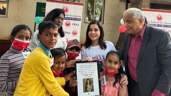 Uorfi Javed pays visit to Cancer Patients Aid Association, urges to donate