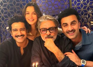 Alia Bhatt celebrates Sanjay Leela Bhansali’s birthday, cheers for Vicky Kaushal’s Chhaava success with Ranbir Kapoor on Love and War set; watch