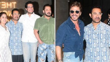 Aamir Khan, Salman Khan and Shah Rukh Khan together at GRAND Screening of Loveyapa