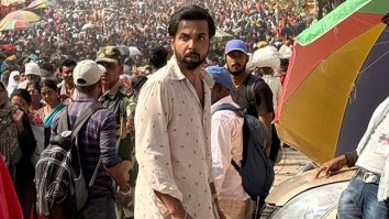 Abhishek Banerjee shoots a film at the Maha Kumbh Mela in Prayagraj