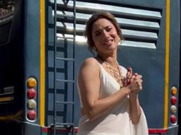 Ankita Lokhande in her safforn saree era