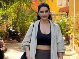 Karishma Tanna snapped after gym looking all fit & glowing
