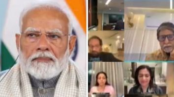 PM Narendra Modi virtually interacts with Amitabh Bachchan, Shah Rukh Khan, Diljit Dosanjh at WAVE Summit