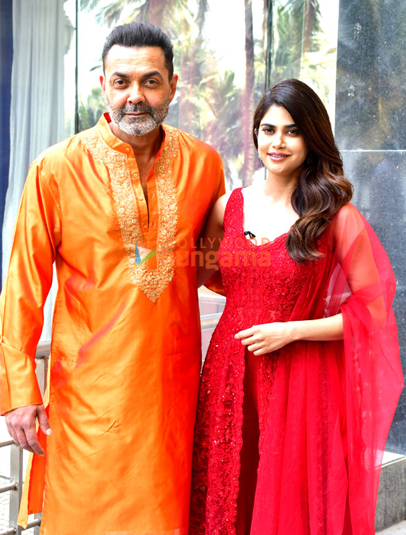 photos bobby deol prakash jha aaditi pohankar tridha choudhury and others snapped during ashram 3 part 2 promotions 2