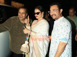 Photos: Dharmendra, Rekha, Aamir Khan and others grace the special screening of Loveyapa at Excel Entertainment’s office