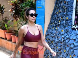 Photos: Malaika Arora snapped outside Diva Yoga in Bandra