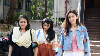 Photos: Mira Rajput Kapoor, Supriya Pathak and Sanah Kapur snapped outside a restaurant in Bandra