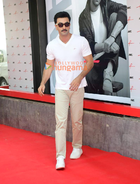 photos ranbir kapoor snapped at the launch of his brand arks in bandra 2