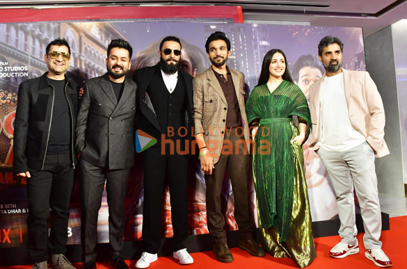 photos ranveer singh yami gautam dhar pratik gandhi and others grace the premiere of dhoom dhaam 2