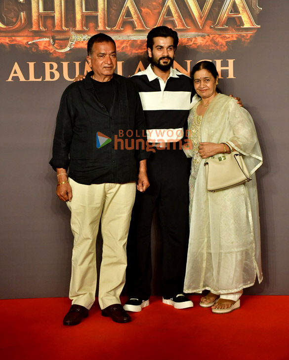 photos vicky kaushal rashmika mandanna and others snapped at the music launch of the movie chhaava 5