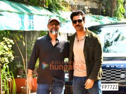 Photos: Vicky Kaushal and Laxman Utekar snapped promoting Chhaava