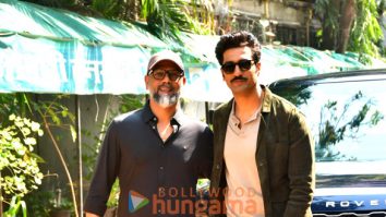 Photos: Vicky Kaushal and Laxman Utekar snapped promoting Chhaava