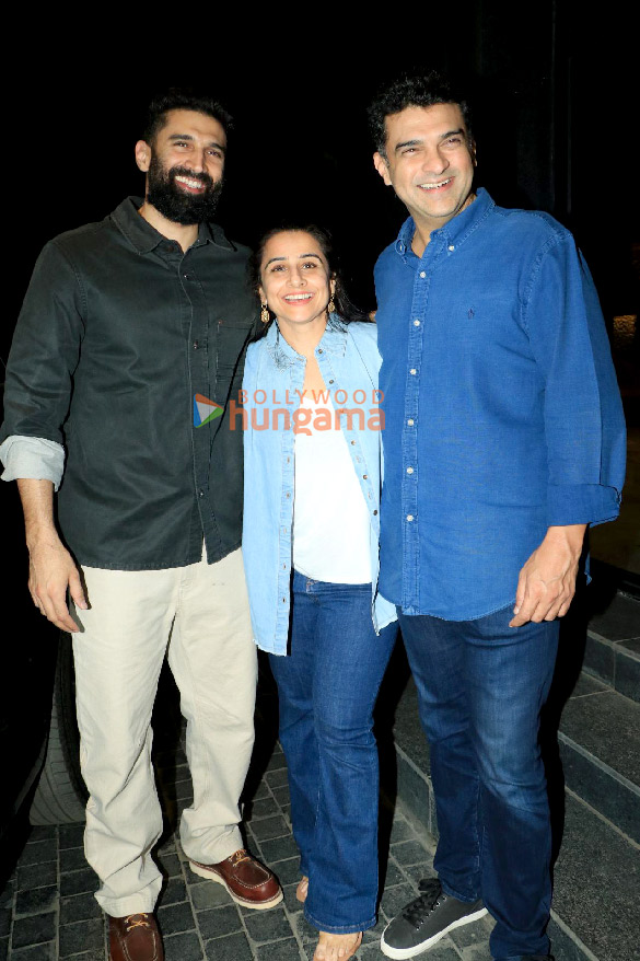 Photos: Vidya Balan, Aditya Roy Kapur, Siddharth Roy Kapur and Rosshan Andrrews grace the special screening of Deva at Excel Entertainment’s office Photos: Vidya Balan, Aditya Roy Kapur, Siddharth Roy Kapur and Rosshan Andrrews grace the special screening of Deva at Excel Entertainment’s office