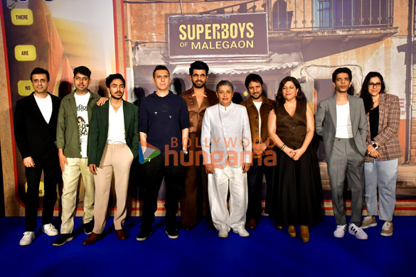 photos zoya akhtar reema kagti ritesh sidhwani and others snapped at superboys of malegaon trailer launch 2
