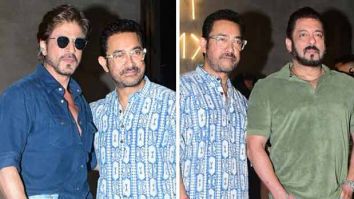 Shah Rukh Khan, Aamir Khan, and Salman Khan reunite at Loveyapa screening; heartwarming moments steal the show, watch videos