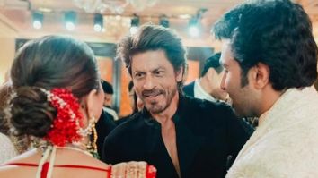 Shah Rukh Khan shares warm moments with Aadar Jain and Alekha Advani at their wedding; UNSEEN pictures surface