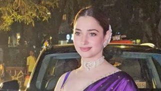 Tamannaah Bhatia’s purple saree giving Madhuri Dixit from Hum Aapke Hai Kon energy