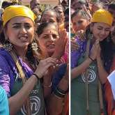 Tejasswi Prakash seeks Sai Baba’s blessings on the sets of Celebrity MasterChef India