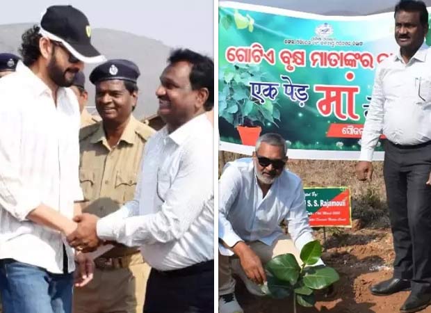 Mahesh Babu & SS Rajamouli planting trees at Deomali Mountain