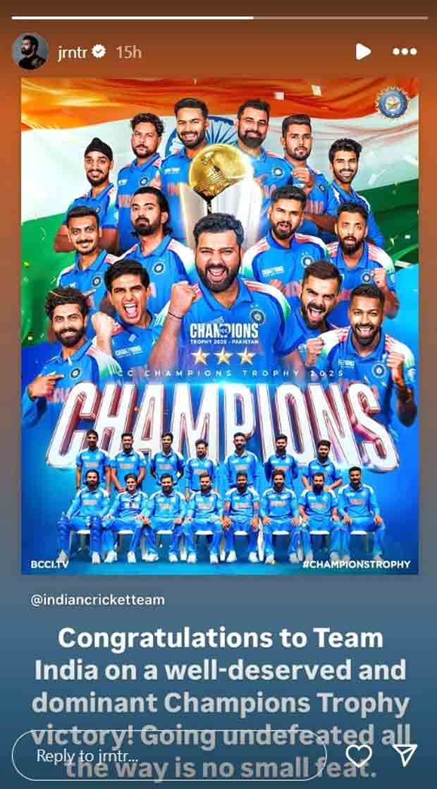 Vicky Kaushal, Varun Dhawan, and other celebs cheer as Team India wins Champions Trophy