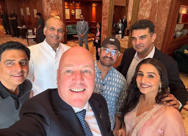 Aamir Khan, Vidya Balan, Siddharth Roy Kapur, Ronnie Screwvala, and Ashutosh Gowariker meet New Zealand PM Christopher Luxon