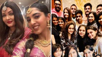Aishwarya Rai Bachchan attends a family wedding in Pune; Abhishek Bachchan poses with actress in group photo