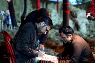 Baida on the sets