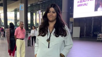 Ekta Kapoor snapped at the airport