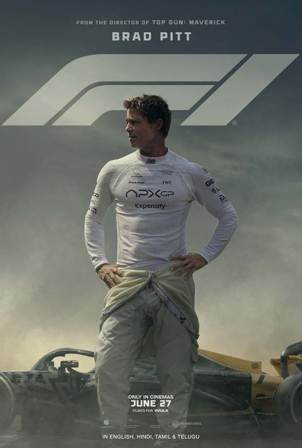 Brad Pitt starrer F1 movie set to race into Indian cinemas on June 27, 2025; trailer out!