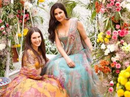 Floral Fantasy: Isabelle Kaif radiates elegance in yellow; Katrina Kaif stuns in blue