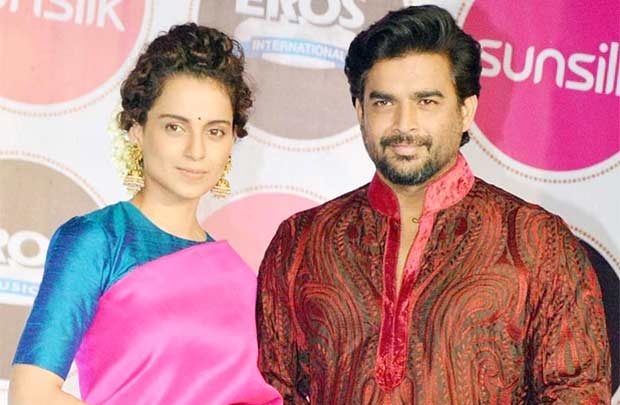 Kangana Ranaut and R Madhavan wrap up shooting for their upcoming thriller; post photo of joyful moment from the set