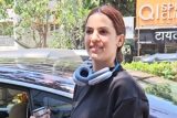 Natasa Stankovic spotted grabbing a quick coffee