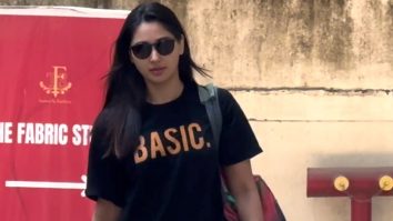 Nikita Dutta in her basic gym outfit