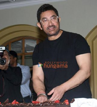 Photos: Aamir Khan celebrates his 60th birthday with media