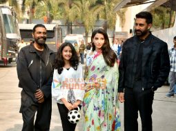 Photos: Abhishek Bachchan, Nora Fatehi and Remo D’Souza snapped promoting Be Happy