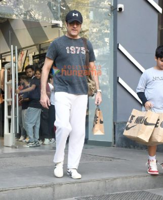 Photos: Fardeen Khan snapped with his kids in Bandra